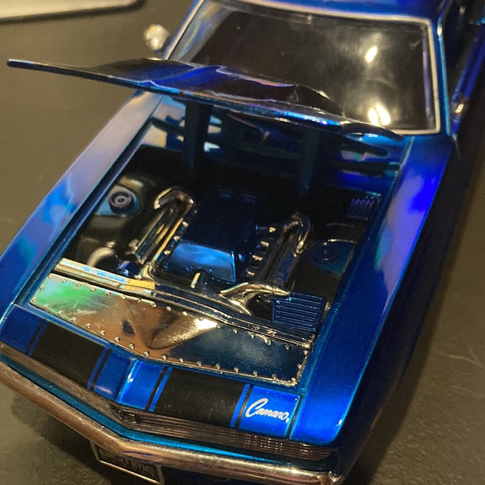 (RARE!) Jada Toys Blue 1969 Chevrolet Camaro SS Model Diecast Car